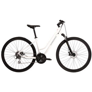Dámsky crossový bicykel Kross Evado 3.0 K 28" - model 2023 biela/oceľová - M (17")