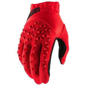 Motokrosové rukavice 100% Airmatic červená/čierna červená/čierna - S