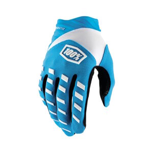 Motokrosové rukavice 100% Airmatic modrá modrá - L