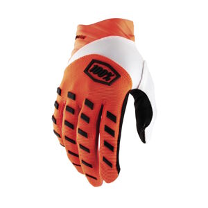 Motokrosové rukavice 100% Airmatic oranžová oranžová - M