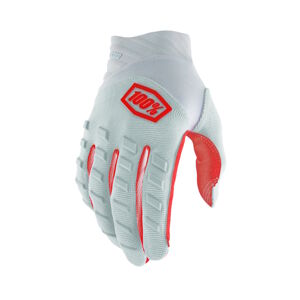 Motokrosové rukavice 100% Airmatic strieborná strieborná - L