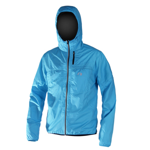 Pánska športová bunda s kapucňou Newline Imotion Wind Hoodie svetlo modrá - M