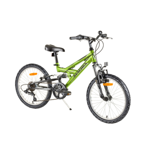 Celoodpružený detský bicykel Reactor Flash 20" - model 2017 Green