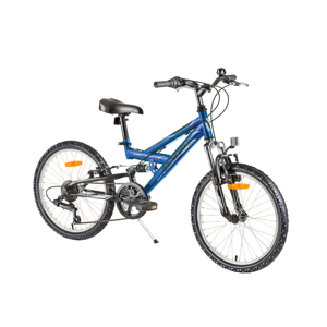Celoodpružený detský bicykel Reactor Flash 20" - model 2017 blue