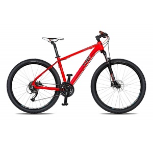 Horský bicykel 4EVER Sceleton 27,5" - model 2018 červená - 19" - Záruka 10 rokov