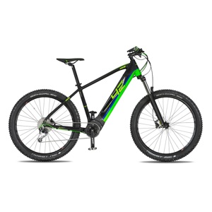 Horský elektrobicykel 4EVER Ennyx 3 27,5" - model 2019 čierno-zelená - 15,5" - Záruka 10 rokov