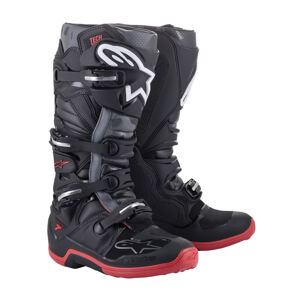 Moto topánky Alpinestars Tech 7 čierna/šedá/červená 2022 čierna/šedá/červená - 48