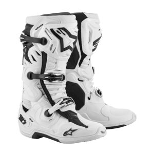 Moto topánky Alpinestars Tech 10 Supervented perforovaná biela 2022 44,5
