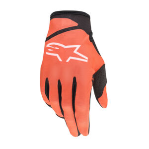 Motokrosové rukavice Alpinestars Radar oranžová/čierna 2022 oranžová/čierna - XL