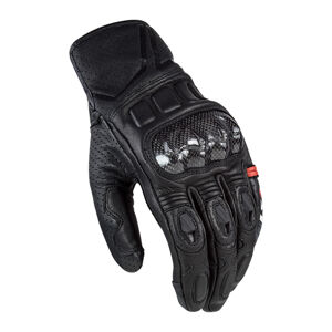 Pánske moto rukavice LS2 Spark Black čierna - XXL