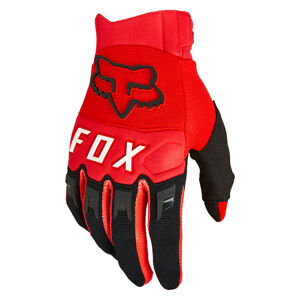 Motokrosové rukavice FOX Dirtpaw Fluo Red MX22 fluo červená - L