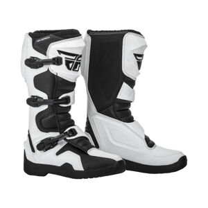 Motokrosové topánky Fly Racing New Maverik Black White čierna/biela - 45,5
