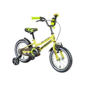 Detský bicykel DHS Speedy 1601 16" - model 2018 Yellow - Záruka 10 rokov