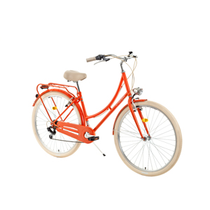 Mestský bicykel DHS Citadinne 2634 26" - model 2018 Orange - 18" - Záruka 10 rokov