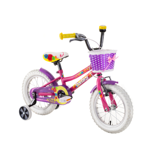 Detský bicykel DHS Daisy 1402 14" 4.0 Pink - Záruka 10 rokov