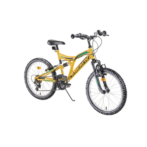 Detský bicykel Kreativ 2041 20" - model 2019 Yellow - Záruka 10 rokov
