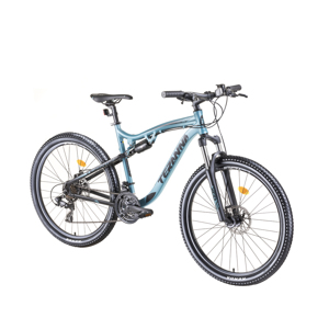 Celoodpružený bicykel DHS Teranna 2745 27,5" - model 2019 blue - Záruka 10 rokov