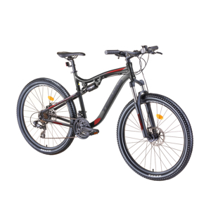 Celoodpružený bicykel DHS Teranna 2745 27,5" - model 2019 Grey - Záruka 10 rokov