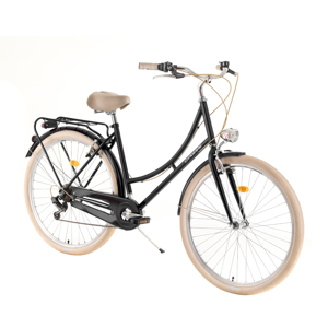 Mestský bicykel DHS Citadinne 2834 28" - model 2019 Black - 20" - Záruka 10 rokov