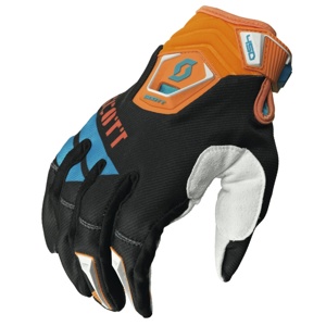 Motokrosové rukavice SCOTT 450 Race MXV čierno-oranžová - L