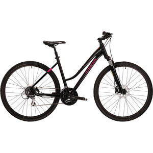 Dámsky crossový bicykel Kross Evado 4.0 28" - model 2023 černá/malina - M (17")