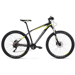 Horský bicykel Kross Level 6.0 29" - model 2020 čierna/grafitová/limetková - M (19'') - Záruka 10 rokov