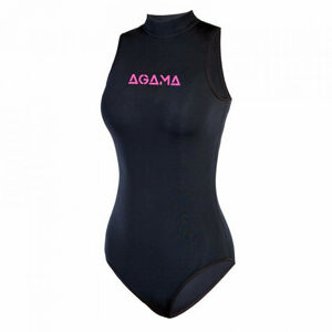 Dámske neoprénové plavky Agama Swimming Black - XXL