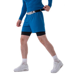 Pánske šortky Nebbia 318 blue - XL