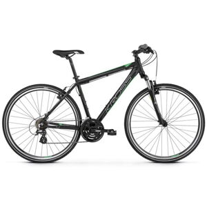 Pánsky crossový bicykel Kross Evado 4.0 28" - model 2023 čierna/zelená - L (21'')