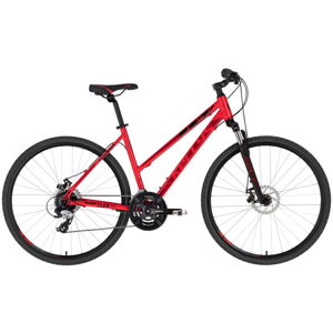 Dámsky crossový bicykel KELLYS CLEA 70 28" - model 2022 Red - S (17'')