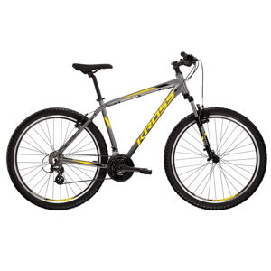 Horský bicykel Kross Hexagon 2.0 26" - model 2022 grafitová/čierna/žltá - S (17'')