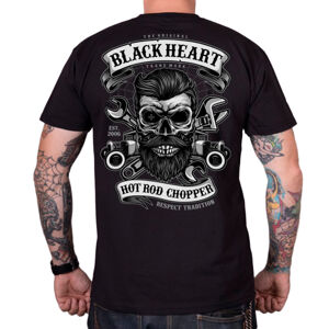 Tričko BLACK HEART Respect Tradition čierna - L