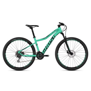 Dámsky horský bicykel Ghost Lanao 3.7 AL W 27,5" - model 2019 Jade Blue / Night Black - XS (14") - Záruka 10 rokov