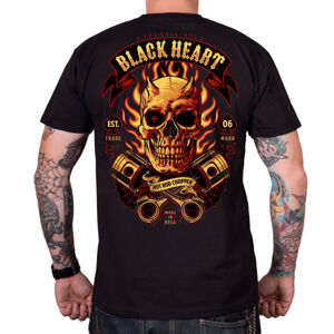 Tričko BLACK HEART Hell Boy čierna - XL