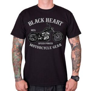 Tričko BLACK HEART Chopper čierna - 3XL