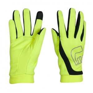 Bežecké rukavice Newline Thermal Gloves Visio neon - XS