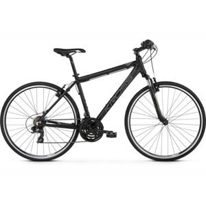 Pánsky crossový bicykel Kross Evado 1.0 28" - model 2023 čierna/grafitová - M (19'')