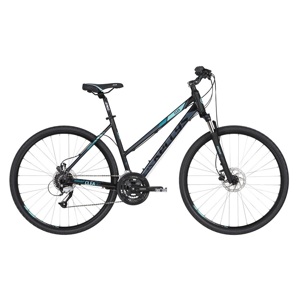 Dámsky crossový bicykel KELLYS CLEA 90 28" - model 2019 Black Aqua - S (17'') - Záruka 10 rokov