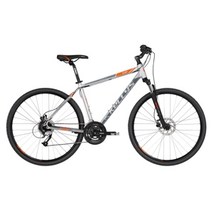 Pánsky crossový bicykel KELLYS CLIFF 90 28" - model 2019 Grey - XL (23") - Záruka 10 rokov