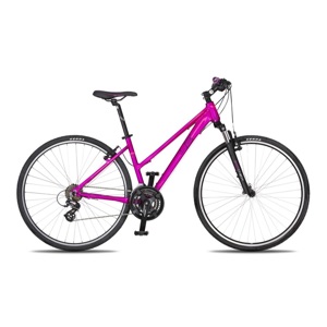 Dámsky crossový bicykel 4EVER Flame 28'' - model 2019 ružová - 18,5" - Záruka 10 rokov