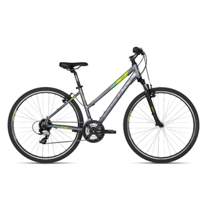 Dámsky crossový bicykel KELLYS CLEA 30 28" - model 2018 Black Lime - 17" - Záruka 10 rokov