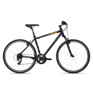 Pánsky crossový bicykel KELLYS CLIFF 30 28" - model 2018 Black Orange - 21" - Záruka 10 rokov