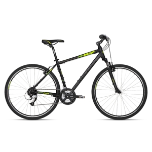 Pánsky crossový bicykel KELLYS CLIFF 70 28" - model 2018 Black Green - 21" - Záruka 10 rokov