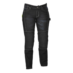 Dámske motocyklové jeansy W-TEC Theo čierna - 14/M