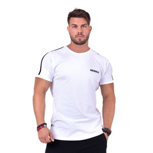 Pánské tričko Nebbia 90' Hero 143 White - M
