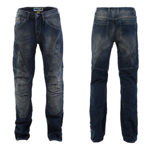 Pánske moto jeansy PMJ Dallas CE modrá - 40