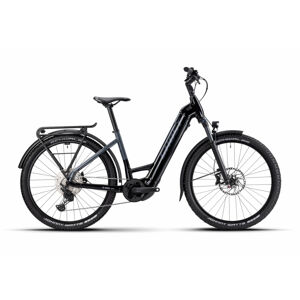 Mestský elektrobicykel Ghost E-Teru Advanced 27,5" EQ Low B750 - model 2023 Black/Grey - L (19,5")