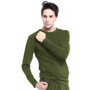 Vyhrievané tričko s dlhým rukávom Glovii GJ1C zelená - L