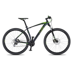 Horský bicykel 4EVER Graffiti 29'' - model 2020 čierna/zelená - 17" - Záruka 10 rokov