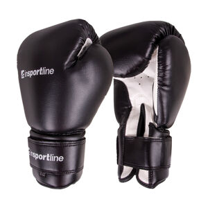 Boxerské rukavice inSPORTline Metrojack čierno-biela - 8oz